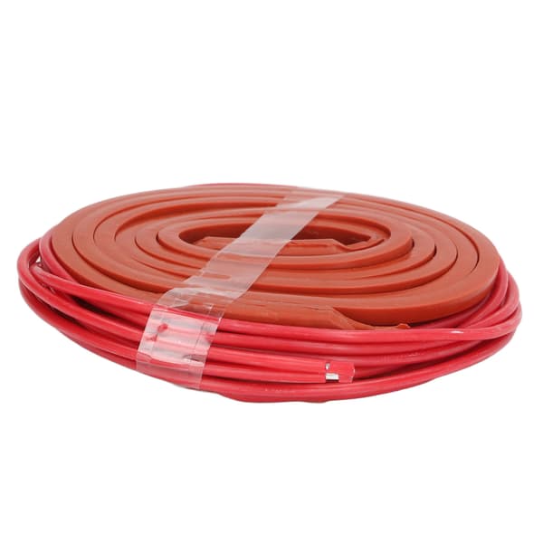 Vanntett silikonvarmebelte fleksibel isolasjon for oljerør 15x1000mm 40W DC24V