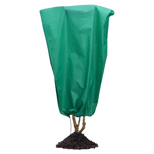 Grønne plantebeskyttelsesposer beskytter planter mod kulde, frost og sne og sikrer deres sundhed i hårdt vejr.
