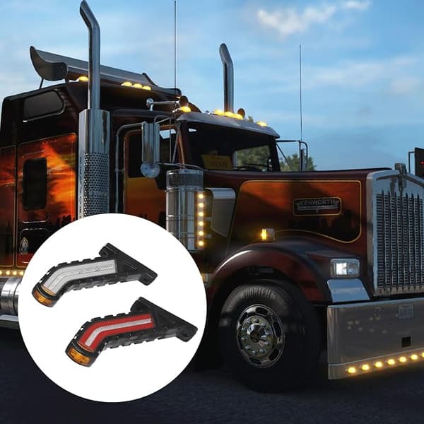 stk. LED-positionslys, 12/24V universal LED-positionslys Surroun[dt]