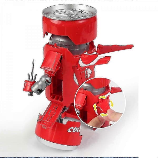 Transformator Robotleketøy for Barn Robot Actionfigur Brusboksleketøy, Nyhet Bokser Deformerte Robotfigurer Leketøysgave for Barn Gutter