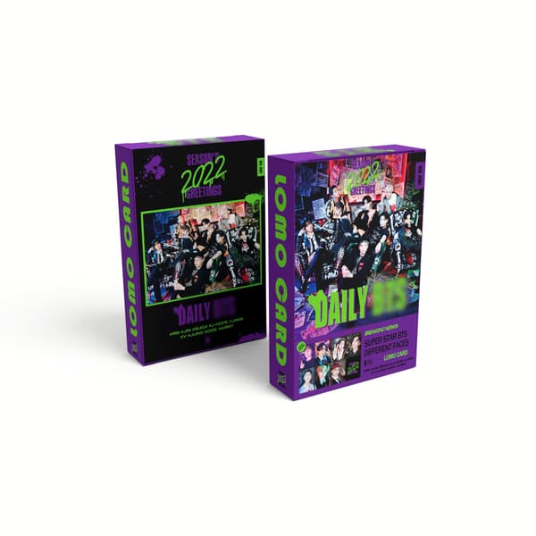 BTS lomo-kort 2022 SEASON'S GREETINGS samlekort 55 stk