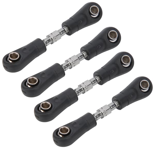 4 Sorte Stål Stub Aksel Sæt til 1 10 RC Flad Bil Test Tilbehør 4655 mm