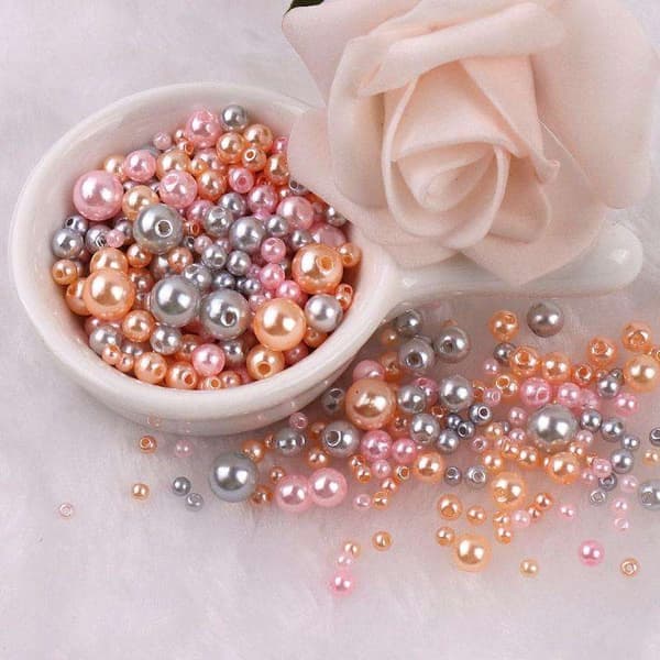 【DENGTU】Akrylperler - 150 stk. - Smykkefremstilling - DIY - Imiteret Perle multifärg multicolor