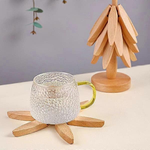 Slitstark bordsduk i polyester för köksbruk, rund form, tvättbar och blekningsbeständig design Light Coffee