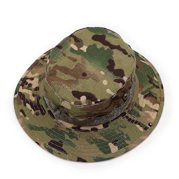 Hatt Jakt Fiske Utomhus Camouflage Cap Bred Brätte Militär