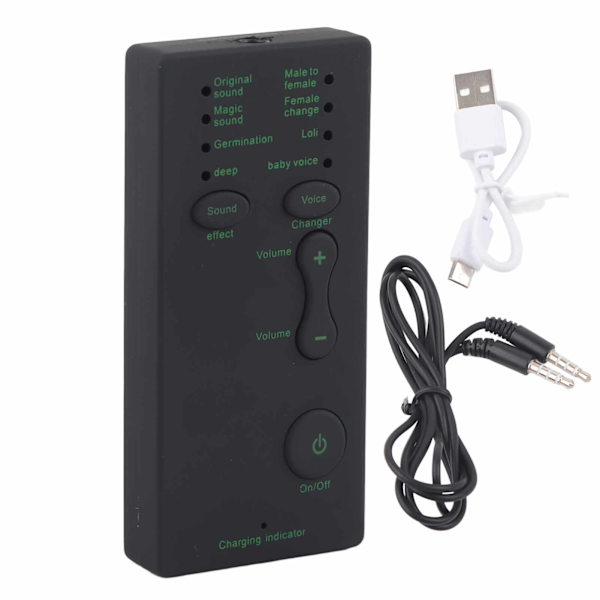 Mini Röstförvrängare Ljudinterface för Telefon Dator Laptop Sändning
