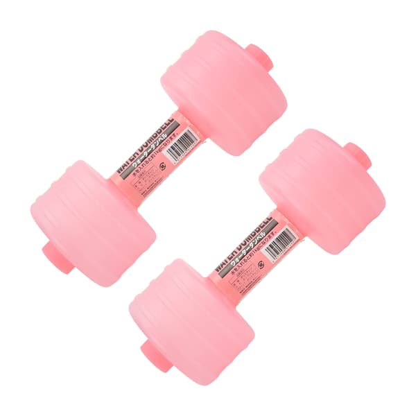 2-pack vattenvikter justerbara hantlar rosa hemkontor gymutrustning