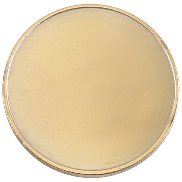 【DENGTU】10 stk. blanke mønter til gravering, 40 mm i diameter med akrylbeskyttelsesboks (messing)