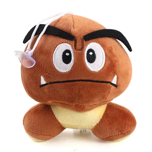 15 cm Super Mario Bros Chestnut plyschleksak shut up