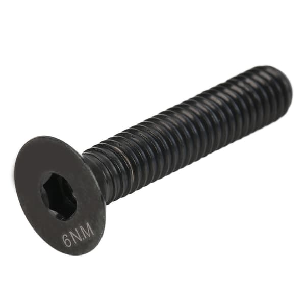 RISK Headset Top Cap Fastgørelsesbolt M6x30mm Titanium Alloy Cykelreparation Sort