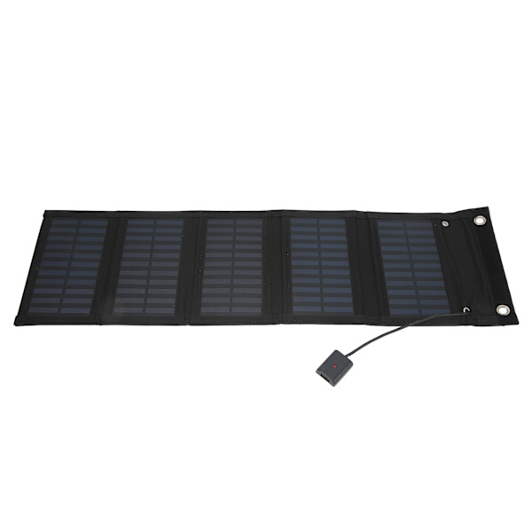 Vandtæt Foldbart 25W Solpanel med USB-kabel til Kameraer og Bærbare Computere