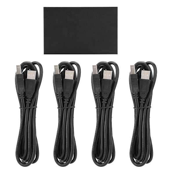 USB 2.0 4 Port Hub Tastatur Mus Controller til Windows Linux