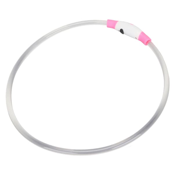 LED USB Oppladbart Vanntett Selvlysende Justerbart TPU Hundehalsbånd