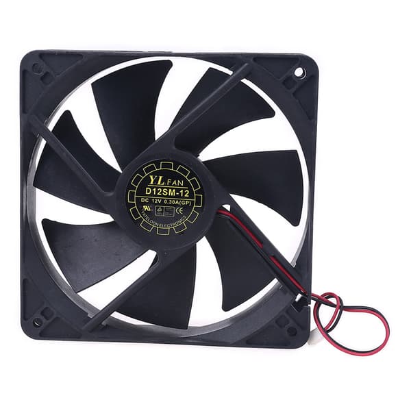 [DT]12cm Højhastigheds Computer til DC 12V 2Pin PC til Kabinet System D12SH-12 Køleventilator