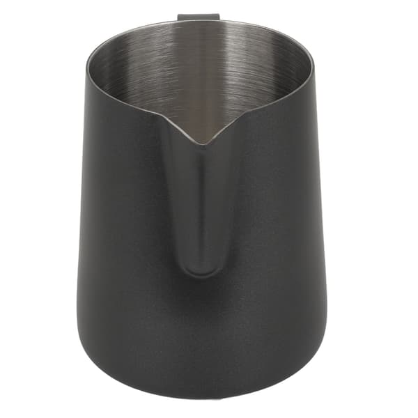Rustfritt stål 700ml Kaffe Melkeskummer Mugge Svart Latte Art Steaming Kopp