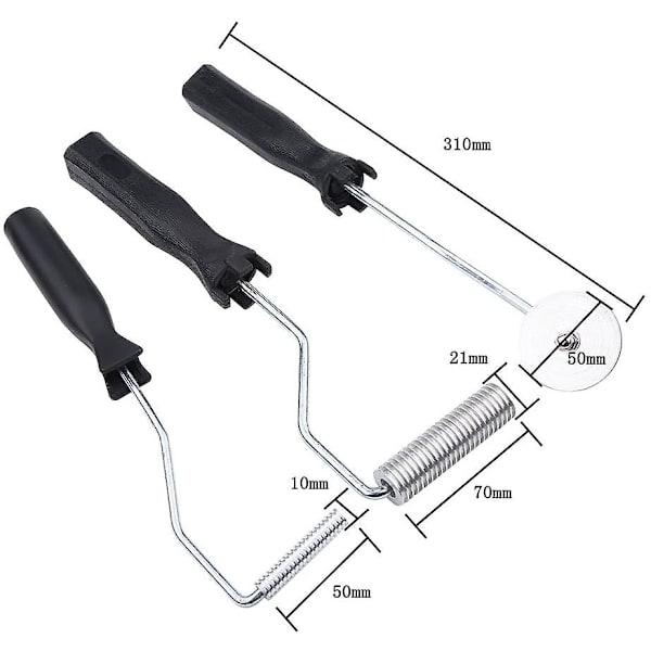 3st Glasfiber Bubble Paddle Roller Tillbehör