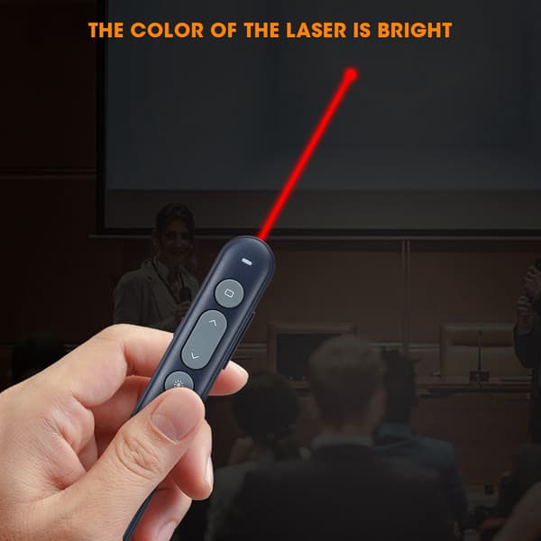 Trådløs presentasjonsfjernkontroll for PowerPoint-møter og presentasjoner