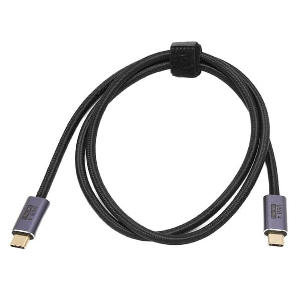 USB 4.0-kabel 20 Gbps Hög Hastighet 8K 60Hz PD100W Typ C till Typ C 100 cm