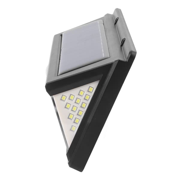 Solar Sensor Vegglampe 3 Moduser Bevegelsesdeteksjon Vanntett Utendørs Solcellelampe