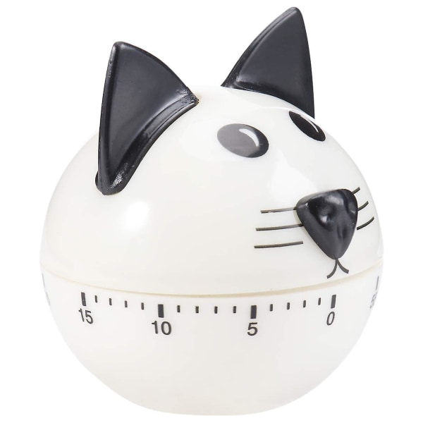 Kök Mekanisk Timer Tecknad Matlagning Kattformad klocka