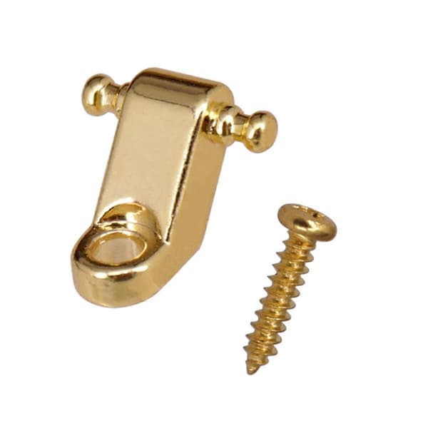 4 stk. Guitar Roller String Retainers Monteringsguide til elektrisk guitar End Locking Tilbehør