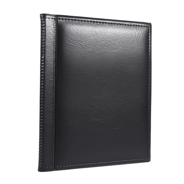 Myntsamlingsbok 250 Fickor 10 Sidor Svart
