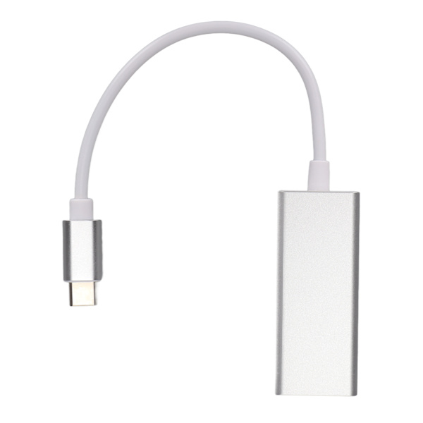 USB C til RJ45 Ethernet Adapter 9100 MB Sølv Stabil Transmission til MacBook Pro Galaxy S9 S8 Note