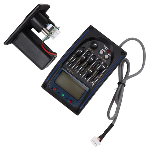 Digital LCD Guitar Tuner Bærbar ABS Musikinstrument Tilbehør