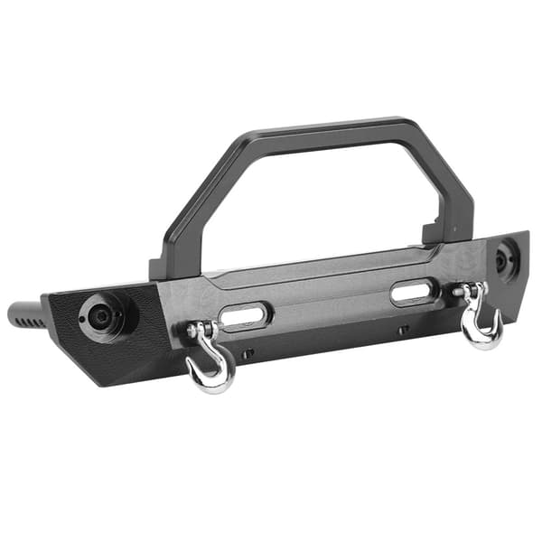 Forreste Bumperbeskyttelse i Aluminium Legering til RGT 136100 1/10 RC Crawler - Sort