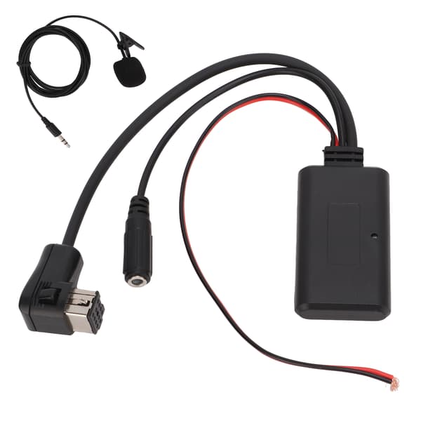 Bluetooth lydkabel Stereo AUX-inngangsadapter med mikrofonerstatning for Pionner P99 P01