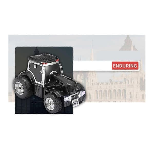 WS-560 Traktorin langaton Bluetooth-kaiutin - LED-valo tukee TF-korttia FM-radiostereomusiikkisoitin Bl Black