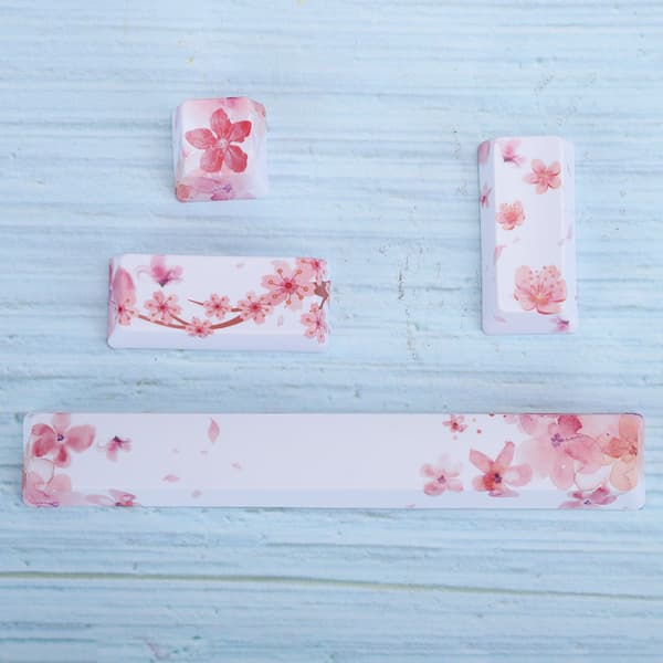 Sakura Mönster Mekaniska Tangentbord Tangenter Set 4st