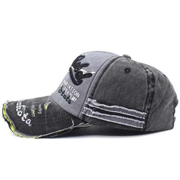 Klassisk Retro Unisex Brodert Bomulls Baseballcaps
