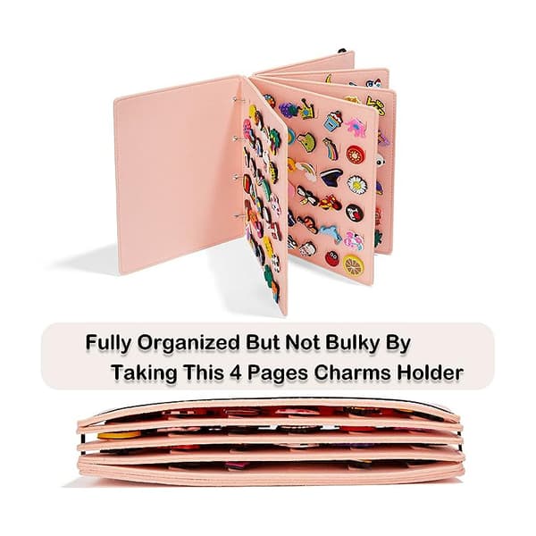 【DT】Sko Charms Display Holder til Crocs - Inkluderer ikke tilbehør Pink