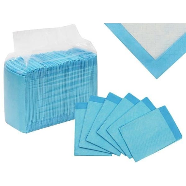 50-Pack - Hygienskydd / Engångsdynor / Hygienunderlägg blue