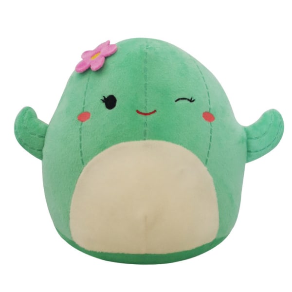 Tecknad blötdjur plysch leksak docka liten gåva green - cactus 40cm