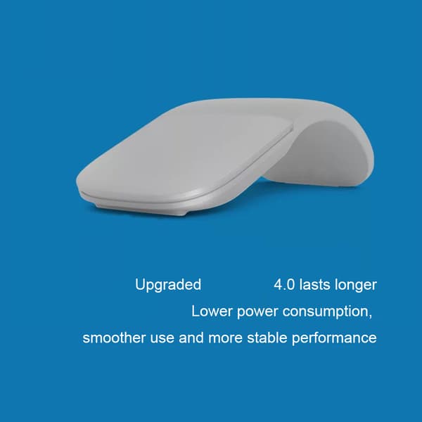 Sammenleggbar trådløs ergonomisk Arc Touch Bluetooth-mus Stille PC-mus