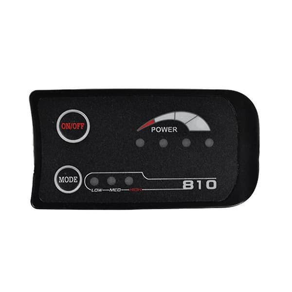 [DT]6-bens S810 E-cykelmåler LED-display 36v UART til elcykelmåler