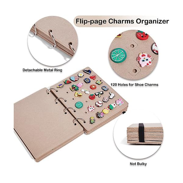 【DT】Skocharms-displayholder for Crocs - Inkluderer ikke tilbehør Beige