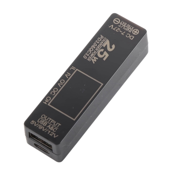 PD3.0 USB XT60 Interface til USB PD3.0 Hurtiglader Overbelastningsbeskyttelse Kortslutningsbeskyttelse