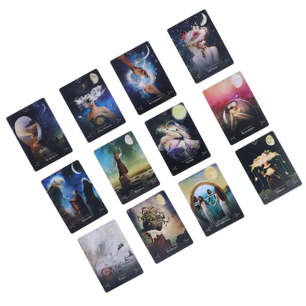 Fate Divination Tarotkort Bærbart Unikt Mønster Spådom Festspil Gave