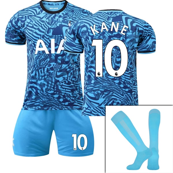 22-23 Ny Tottenham bortatröja Fotbollströja KANE 10 Kids 22(120-130CM)