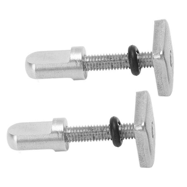 2 stk rustfritt stål flensskive Plug in håndstramming for surfebrett Longboard M4