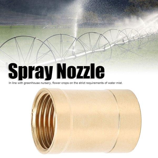 Messing hungevind spraydyse - G1/2 20mm automatisk vandingssprinkler til køling