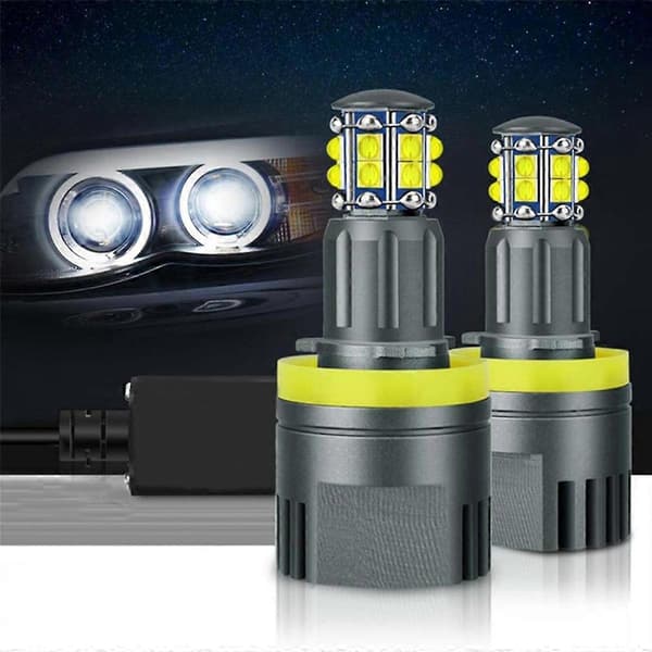 [DT]H8 Forlygtepære 6000K 120W LED Angel Eyes Lys Canbus til E60 E61 E63 X5 E70 X6 E71 E90 E91 E92