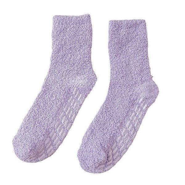 5 Par Kvinnor Varm Super Mjuk Plysch Slipper Sock Vinter