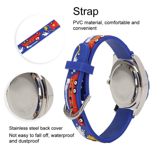 Vanntett PVC-stropp Quartz Låveklokke Blå Gave til Gutter Jenter