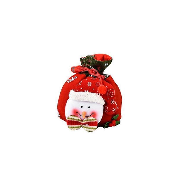 Julegavepose Jule slikpose Julemand Snemand Elg Hvid Bjørn slikpose 4 STK 4PCS