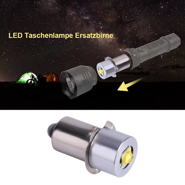 Kirkas 3W 6–24V P13.5S LED-hätätyövalon vaihtolamppu ja taskulamppu