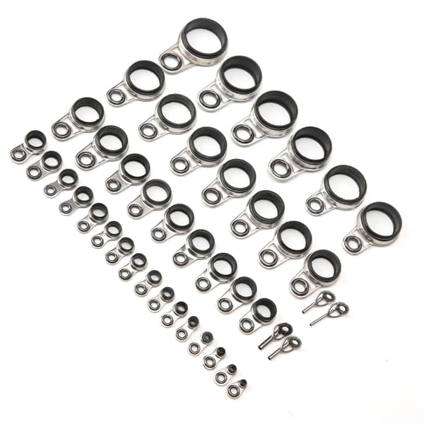 41 i 1 Universal Rock Casting Fiskestang Guides Line Rings Top Tips Sæt